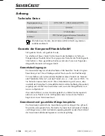 Preview for 17 page of Silver Crest 288623 Operating Instructions Manual