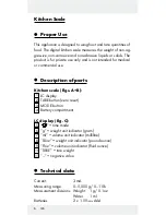 Preview for 6 page of Silver Crest IAN 113060 Operation And Safety Notes