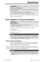 Preview for 6 page of Silver Crest SNWD 1000 A1 Operating Instructions Manual