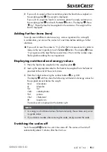 Preview for 12 page of Silver Crest SNWD 1000 A1 Operating Instructions Manual