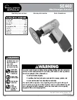 Silver Eagle SE440 Operating Instructions Manual preview