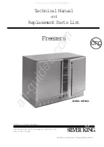 Silver King SKFB27 Technical Manual And Replacement Parts List preview