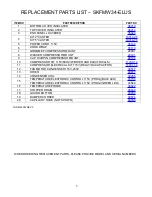 Preview for 6 page of Silver King SKFMW34-ELUS1 Technical Manual And Replacement Parts List