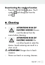 Preview for 115 page of Silvercrest 101036 Operation And Safety Notes