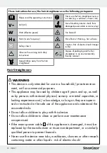 Preview for 30 page of Silvercrest 108122 Operation And Safety Notes