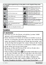 Preview for 38 page of Silvercrest 108122 Operation And Safety Notes