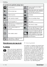 Preview for 40 page of Silvercrest 114200 Operating Instructions  And Safety Advice