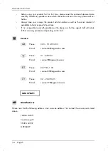 Preview for 36 page of Silvercrest 273691 User Manual And Service Information