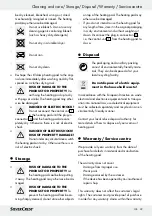 Preview for 39 page of Silvercrest 275409 Operating Instructions  And Safety Advice