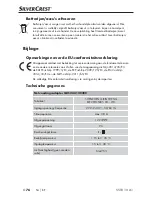 Preview for 79 page of Silvercrest 281566 Operating Instructions And Safety Instructions