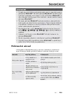 Preview for 96 page of Silvercrest 281566 Operating Instructions And Safety Instructions