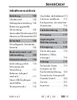 Preview for 104 page of Silvercrest 288660 Operating Instructions Manual