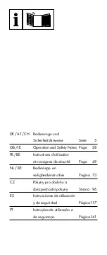 Preview for 2 page of Silvercrest 289484 Operation And Safety Notes