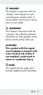 Preview for 30 page of Silvercrest 289484 Operation And Safety Notes