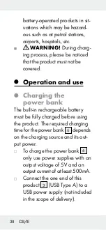 Preview for 37 page of Silvercrest 289484 Operation And Safety Notes