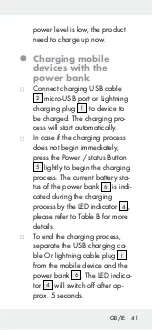 Preview for 40 page of Silvercrest 289484 Operation And Safety Notes