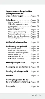 Preview for 72 page of Silvercrest 289484 Operation And Safety Notes