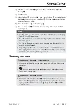 Preview for 56 page of Silvercrest 292178 Operating Instructions Manual