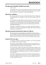 Preview for 58 page of Silvercrest 292178 Operating Instructions Manual