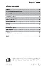 Preview for 60 page of Silvercrest 292178 Operating Instructions Manual