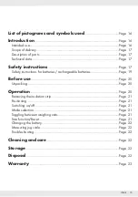 Preview for 15 page of Silvercrest 296670 Operation And Safety Notes