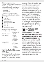 Preview for 36 page of Silvercrest 296670 Operation And Safety Notes