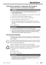 Preview for 126 page of Silvercrest 302663 Operating Instructions And Safety Instructions