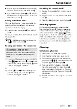 Preview for 26 page of Silvercrest 302667 Operating Instructions Manual