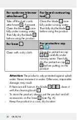 Preview for 20 page of Silvercrest 303779 Operation And Safety Notes