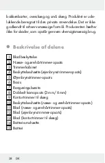 Preview for 28 page of Silvercrest 303779 Operation And Safety Notes