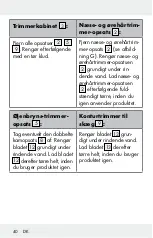 Preview for 40 page of Silvercrest 303779 Operation And Safety Notes