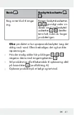 Preview for 41 page of Silvercrest 303779 Operation And Safety Notes