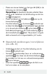 Preview for 80 page of Silvercrest 303779 Operation And Safety Notes