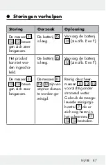 Preview for 87 page of Silvercrest 303779 Operation And Safety Notes