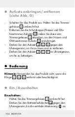 Preview for 104 page of Silvercrest 303779 Operation And Safety Notes