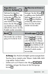 Preview for 109 page of Silvercrest 303779 Operation And Safety Notes