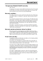 Preview for 20 page of Silvercrest 305804 Operating Instructions Manual