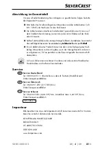 Preview for 24 page of Silvercrest 306479 Operating Instructions Manual