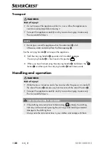 Preview for 35 page of Silvercrest 306479 Operating Instructions Manual