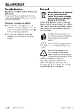 Preview for 13 page of Silvercrest 315311 Operating Instructions Manual