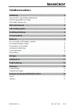 Preview for 4 page of Silvercrest 316127_1904 Operating Instructions Manual