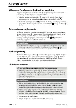 Preview for 69 page of Silvercrest 316127_1904 Operating Instructions Manual