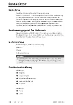 Preview for 5 page of Silvercrest 322353 1901 Operating Instructions Manual