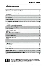 Preview for 4 page of Silvercrest 330913 1907 Operating Instructions Manual