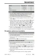 Preview for 16 page of Silvercrest 330913 1907 Operating Instructions Manual