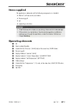 Preview for 30 page of Silvercrest 330913 1907 Operating Instructions Manual