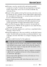 Preview for 46 page of Silvercrest 331321 1907 Operating Instructions Manual