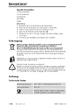 Preview for 81 page of Silvercrest 331321 1907 Operating Instructions Manual