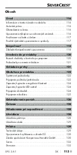 Preview for 118 page of Silvercrest 339086 1910 Operating Instructions Manual