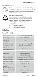 Preview for 132 page of Silvercrest 339086 1910 Operating Instructions Manual